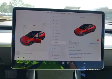 2020 Tesla Model 3 Long Range Dual Motor All-Wheel Drive from USA, damaged, VIN 5YJ3E1EB4LF668209